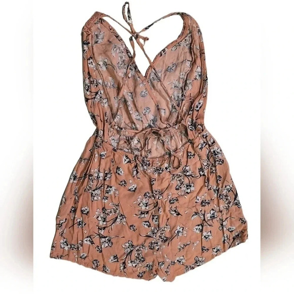 Ambiance, Size L, Pink Blossom Romper - Picture 3 of 6